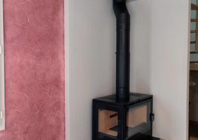 Remplacement d’une cheminée par un poêle à bois à Pornic